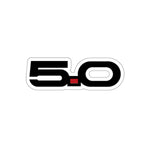 5.0 Sticker (Black) - 5ohNation