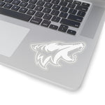 Coyote Transparent Sticker (White) - 5ohNation
