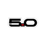 5.0 Sticker (Black) - 5ohNation