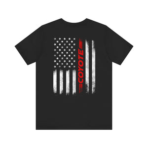 American Flag Coyote Tee (Red) - 5ohNation