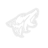 Coyote Transparent Sticker (White) - 5ohNation