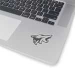 Coyote Transparent Sticker (Black) - 5ohNation