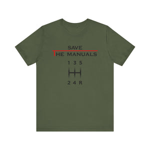 Save The Manuals Tee (Front Design)