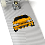 87-93 Foxbody Orange Sticker (Front) - 5ohNation