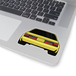88-93 Notchback Yellow Sticker (Rear) - 5ohNation