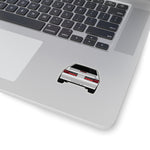87-93 Silver Hatchback Sticker (Rear) - 5ohNation