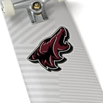 Royal Crimson Coyote Sticker 3D - 5ohNation