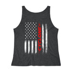 American Flag Cyclone Tank Top (Red) - 5ohNation