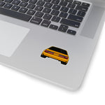 88-93 Notchback Orange Sticker (Rear) - 5ohNation