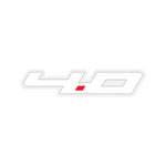 4.0 Sticker (White) - 5ohNation