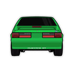 87-93 Green Hatchback Sticker (Rear) - 5ohNation