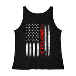 American Flag Cyclone Tank Top (Red) - 5ohNation