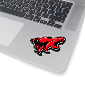 Race Red Coyote Sticker 3D - 5ohNation