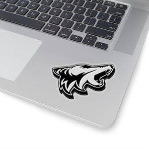 Ingot Silver Coyote Sticker 3D - 5ohNation