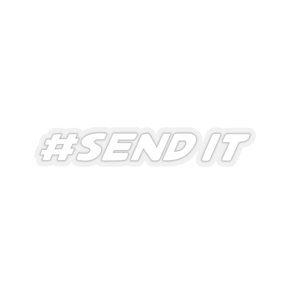 #SEND IT Decal (White) - 5ohNation