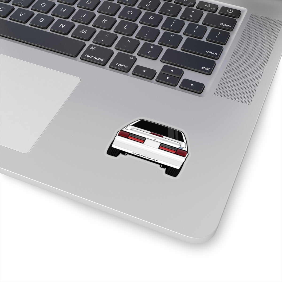 87-93 White Hatchback Sticker (Rear) - 5ohNation