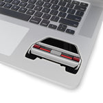 88-93 Notchback Silver Sticker (Rear) - 5ohNation