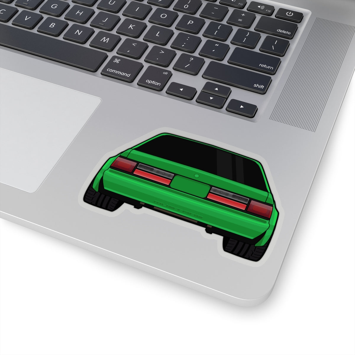88-93 Notchback Green Sticker (Rear) - 5ohNation
