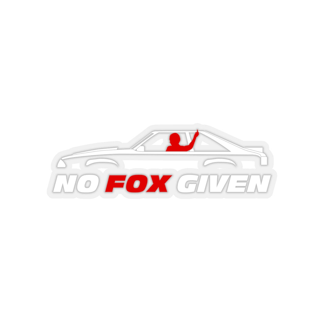 No Fox Given Sticker (Hatchback) - 5ohNation