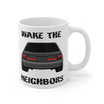 87-93 Gray Notchback Wake The Neighbors Mug (Original) - 5ohNation