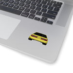 88-93 Notchback Yellow Sticker (Rear) - 5ohNation