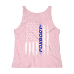 American Flag Foxbody Tank Top (Blue) - 5ohNation