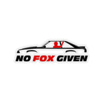 No Fox Given Sticker (Hatchback) - 5ohNation