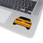 87-93 Orange Hatchback  Sticker (Rear) - 5ohNation