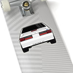 87-93 White Hatchback Sticker (Rear) - 5ohNation