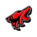 Race Red Coyote Sticker 3D - 5ohNation