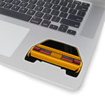 88-93 Notchback Orange Sticker (Rear) - 5ohNation