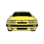79-86 4 Eye Yellow Sticker (Front) - 5ohNation