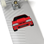 87-93 Foxbody Red Sticker (Front) - 5ohNation