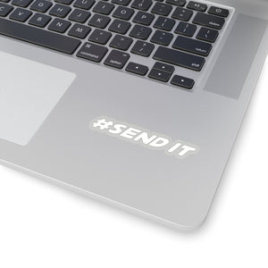 #SEND IT Decal (White) - 5ohNation