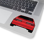 87-93 Red Hatchback Sticker (Rear) - 5ohNation