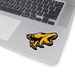 Orange Fury Coyote Sticker 3D - 5ohNation