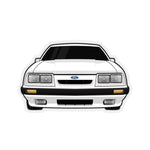79-86 4 Eye White Sticker (Front) - 5ohNation