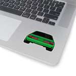 88-93 Notchback Green Sticker (Rear) - 5ohNation