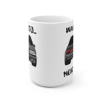 87-93 Gray Notchback Wake The Neighbors Mug (Original) - 5ohNation