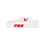 No Fox Given Sticker (Notchback) - 5ohNation