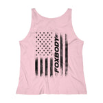 American Flag Foxbody Tank Top (Black) - 5ohNation