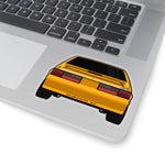 87-93 Orange Hatchback  Sticker (Rear) - 5ohNation
