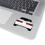 87-93 White Hatchback Sticker (Rear) - 5ohNation