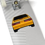 87-93 Orange Hatchback  Sticker (Rear) - 5ohNation