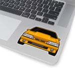 87-93 Foxbody Orange Sticker (Front) - 5ohNation