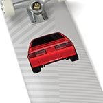 87-93 Red Hatchback Sticker (Rear) - 5ohNation