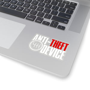 Anti-Theft Device Decal (White/Red) - 5ohNation