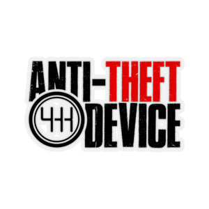 Anti-Theft Device Decal (Black/Red) - 5ohNation