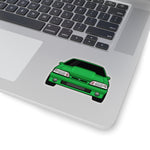 87-93 Foxbody Green Sticker (Front) - 5ohNation