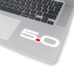5.0 Sticker (White) - 5ohNation